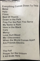 Prague Setlist 2018
